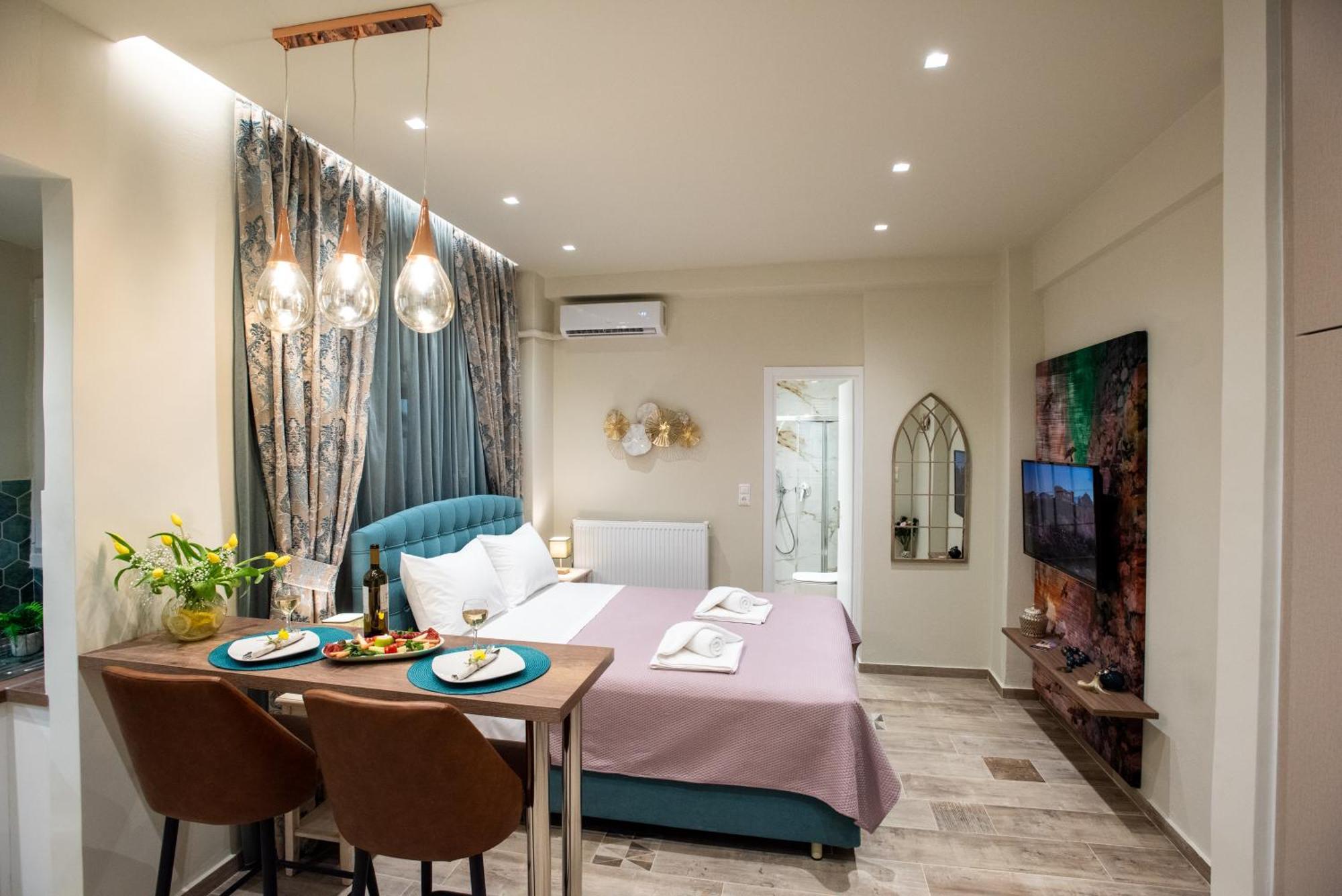 Blue Ark Romantic Studio Under Acropolis Афины Экстерьер фото